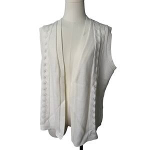 Vintage White Woman's Vest